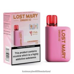 Lost Mary Kopen Nederland BDRJ2V205 verloren mary dm600 x2 wegwerpvape aardbeien ijs