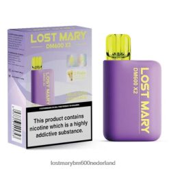 Lost Mary Vape Kopen BDRJ2V188 verloren mary dm600 x2 wegwerpvape blauwe razz-limonade
