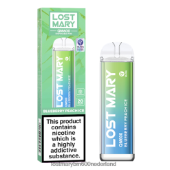 Lost Mary Vape Nederland BDRJ2V161 verloren mary qm600 wegwerpvape bosbessen-perzik-ijs