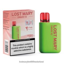 Lost Mary Vape Nederland BDRJ2V191 verloren mary dm600 x2 wegwerpvape dubbele appel