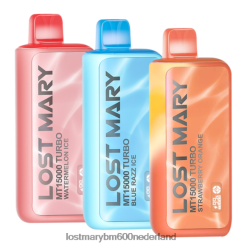 Lost Mary Vape Nederland BDRJ2V81 verloren mary mt15000 turbosampler watermeloenijs/blauw razzijs/aardbei-oranje