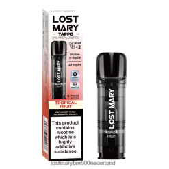 Lost Mary Vape Nederland Kopen BDRJ2V182 verloren mary tappo voorgevulde peulen - 20 mg - 2 stuks tropisch fruit