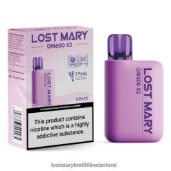 Lost Mary Vape Nederland Kopen BDRJ2V192 verloren mary dm600 x2 wegwerpvape druif