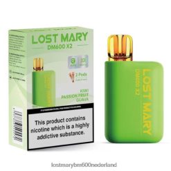 Lost Mary Vape Smaken BDRJ2V193 verloren mary dm600 x2 wegwerpvape kiwi-passievrucht-guave