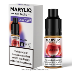 Lost Mary Vapes Kopen BDRJ2V219 verloren mary maryliq nic-zouten - 10 ml Amerikaanse mix